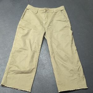 Banana Republic Wide-Leg Pants in Light Tan